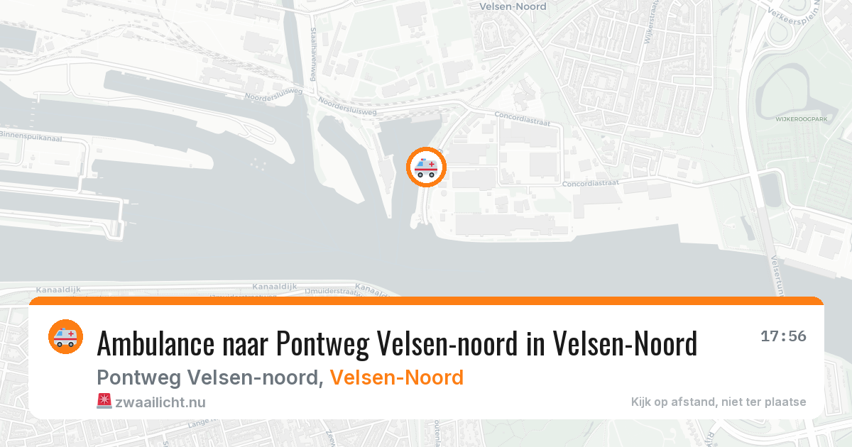 Ambulance naar Pontweg Velsen-noord in Velsen-Noord — 25 jul 2026