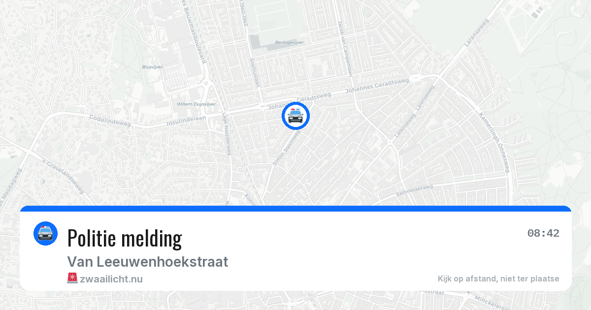 Politie melding — 1 apr 2026