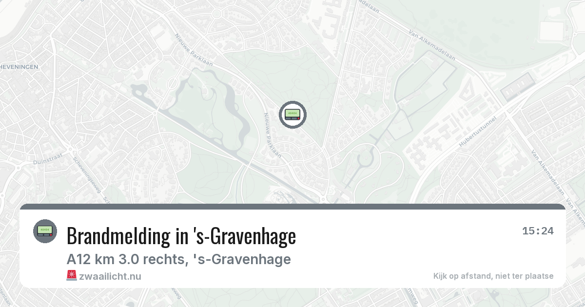 Brandmelding in 's-Gravenhage — 26 feb 2026