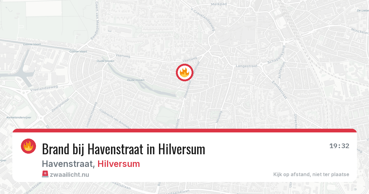 Brand bij Havenstraat in Hilversum — 27 mei 2026