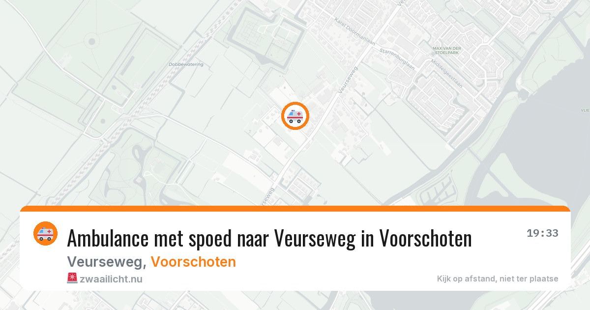 Ambulance met spoed naar Veurseweg in Voorschoten — 22 jul 2026