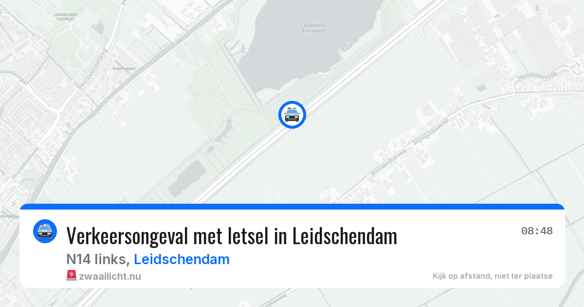 Verkeersongeval met letsel in Leidschendam — 26 mrt 2026