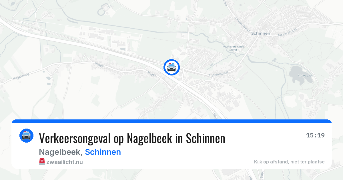 Verkeersongeval op Nagelbeek in Schinnen — 10 apr 2026