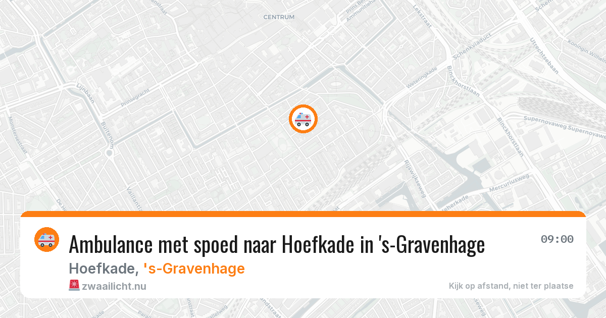 Ambulance met spoed naar Hoefkade in 's-Gravenhage — 22 jan 2026