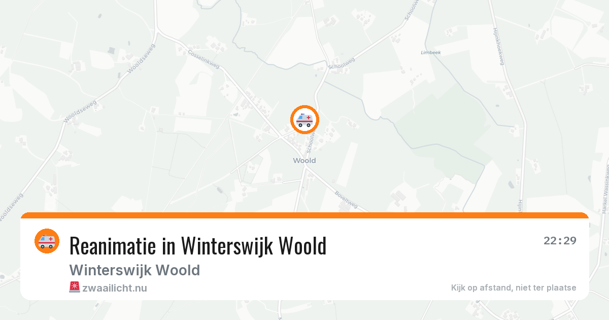 Reanimatie in Winterswijk Woold — 12 jul 2026
