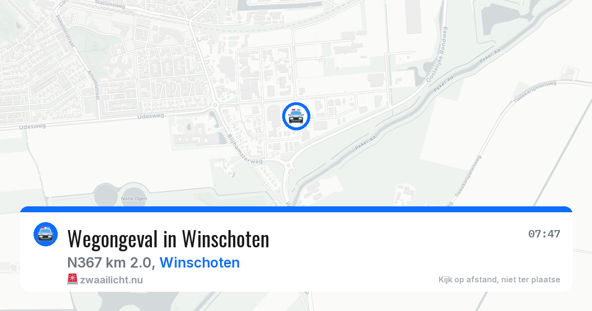 Wegongeval in Winschoten — 28 jan 2026