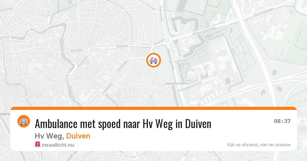 Ambulance met spoed naar Hv Weg in Duiven — 17 jul 2026