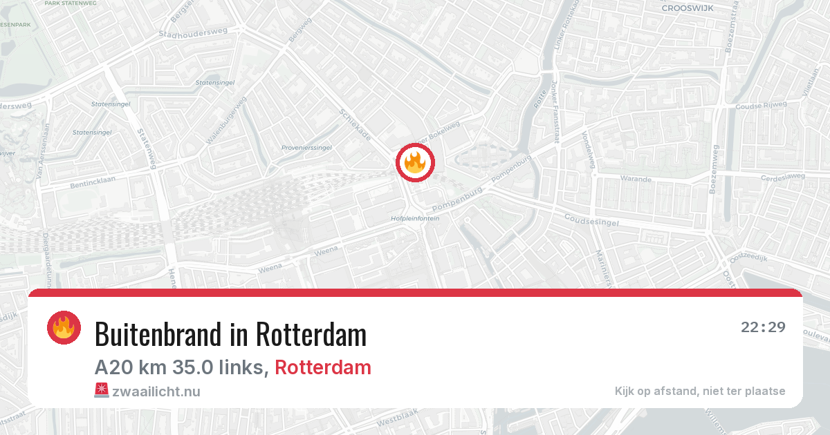 Buitenbrand in Rotterdam — 15 jul 2026
