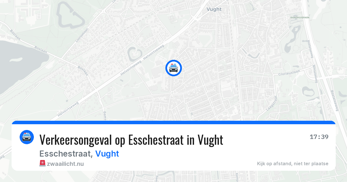 Verkeersongeval op Esschestraat in Vught — 23 jun 2026