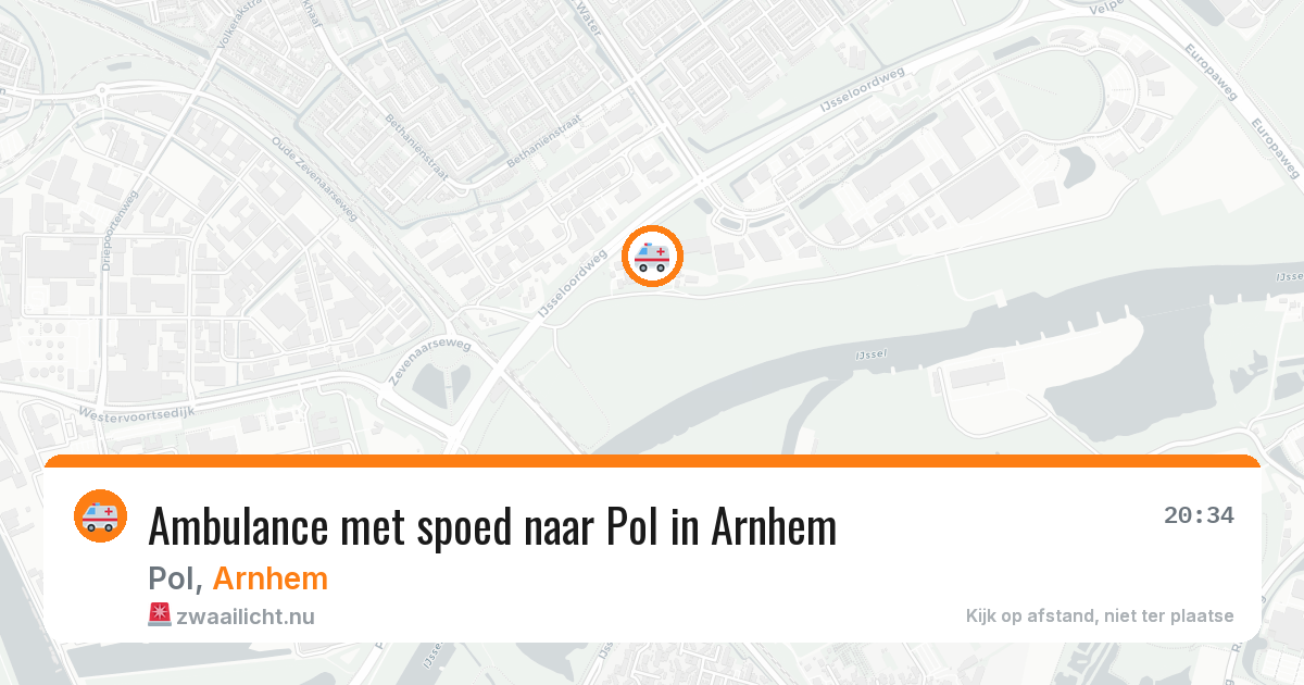 Ambulance met spoed naar Pol in Arnhem — 19 jan 2026