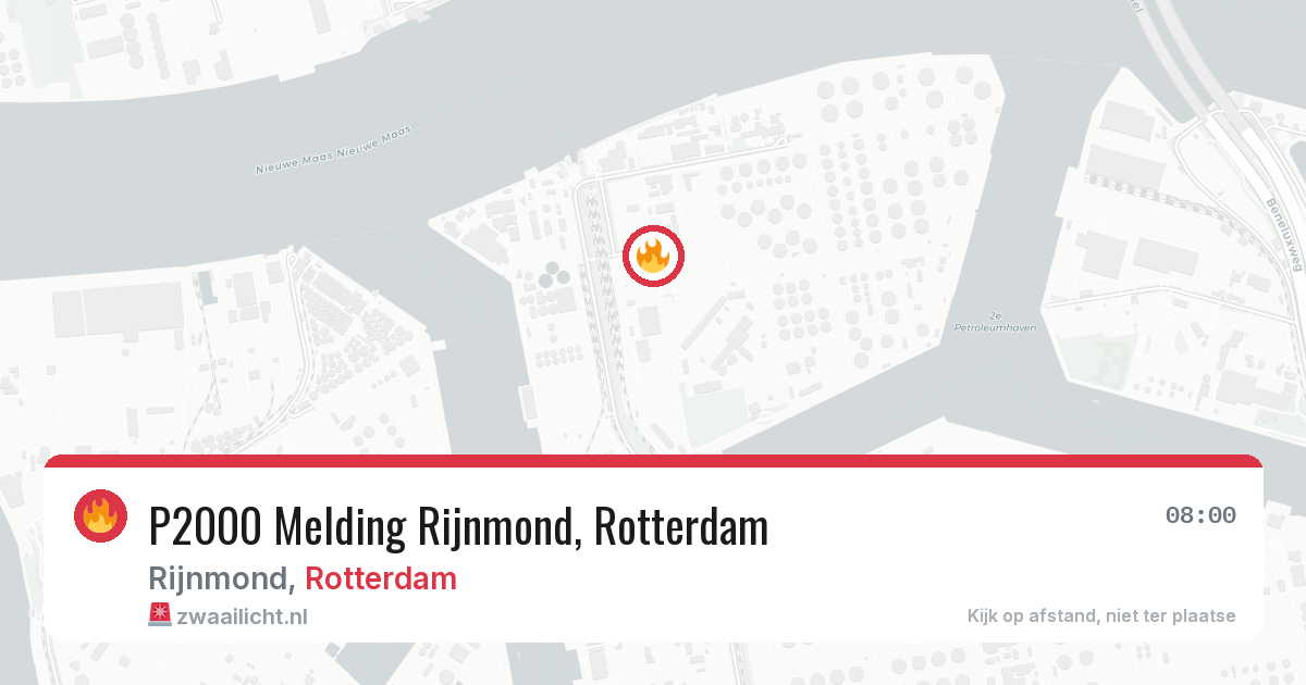 P2000 Melding Rijnmond, Rotterdam — 27 jul 2026