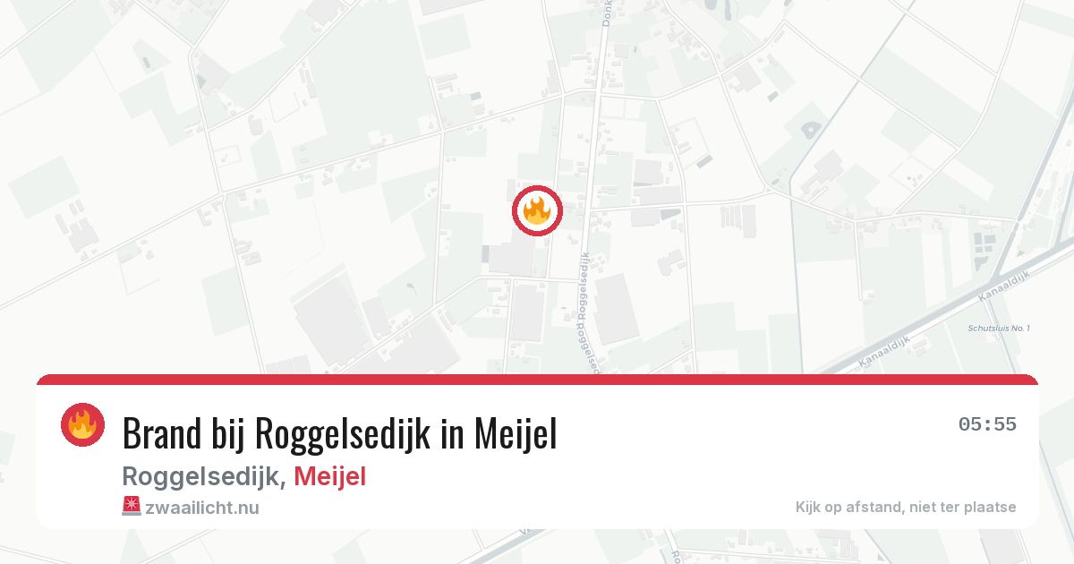 Brand bij Roggelsedijk in Meijel — 21 jul 2026
