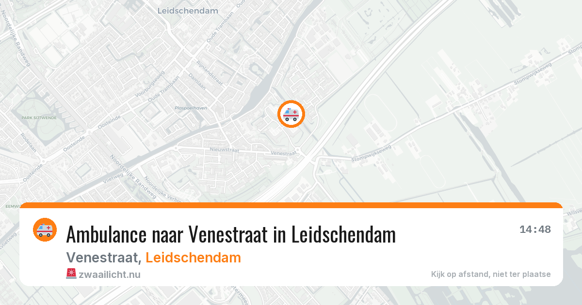 Ambulance naar Venestraat in Leidschendam — 21 apr 2026