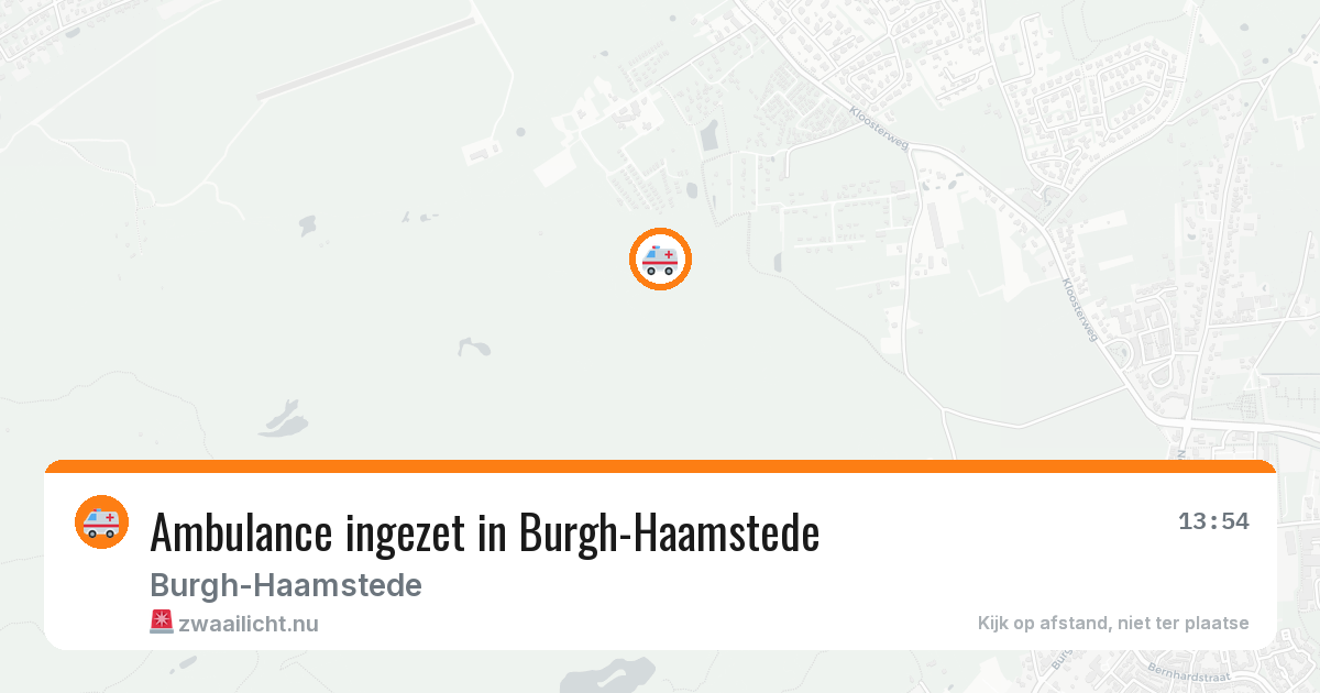 Ambulance ingezet in Burgh-Haamstede — 20 jul 2026