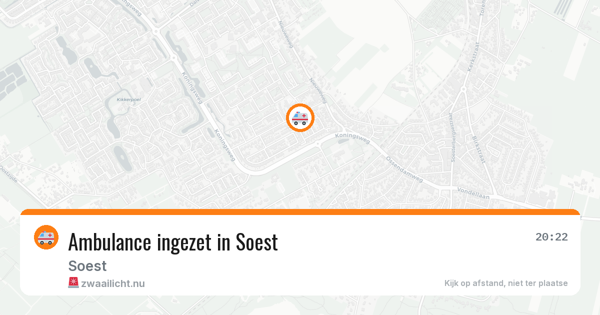 Ambulance ingezet in Soest — 10 jul 2026