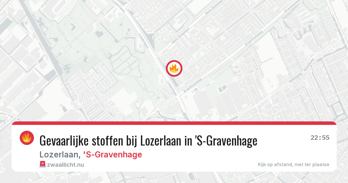Gevaarlijke stoffen bij Lozerlaan in 'S-Gravenhage — 5 jun 2026