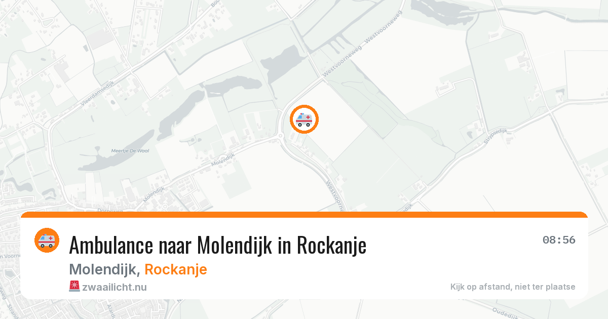 Ambulance naar Molendijk in Rockanje — 11 jul 2026
