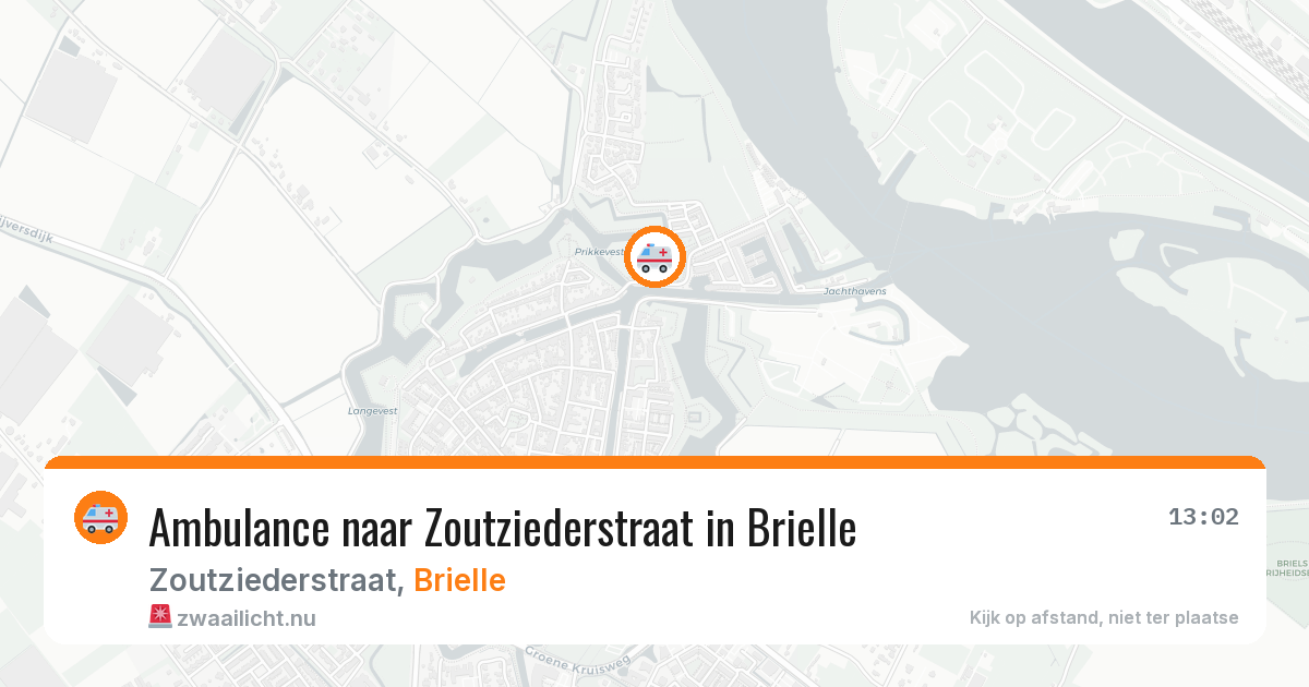 Ambulance naar Zoutziederstraat in Brielle — 11 jul 2026