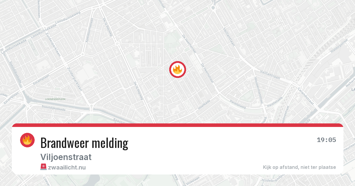 Brandweer melding — 4 mei 2026