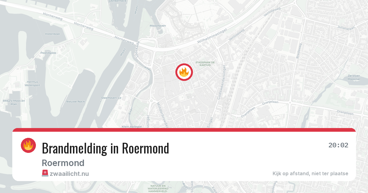Brandmelding in Roermond — 23 jul 2026