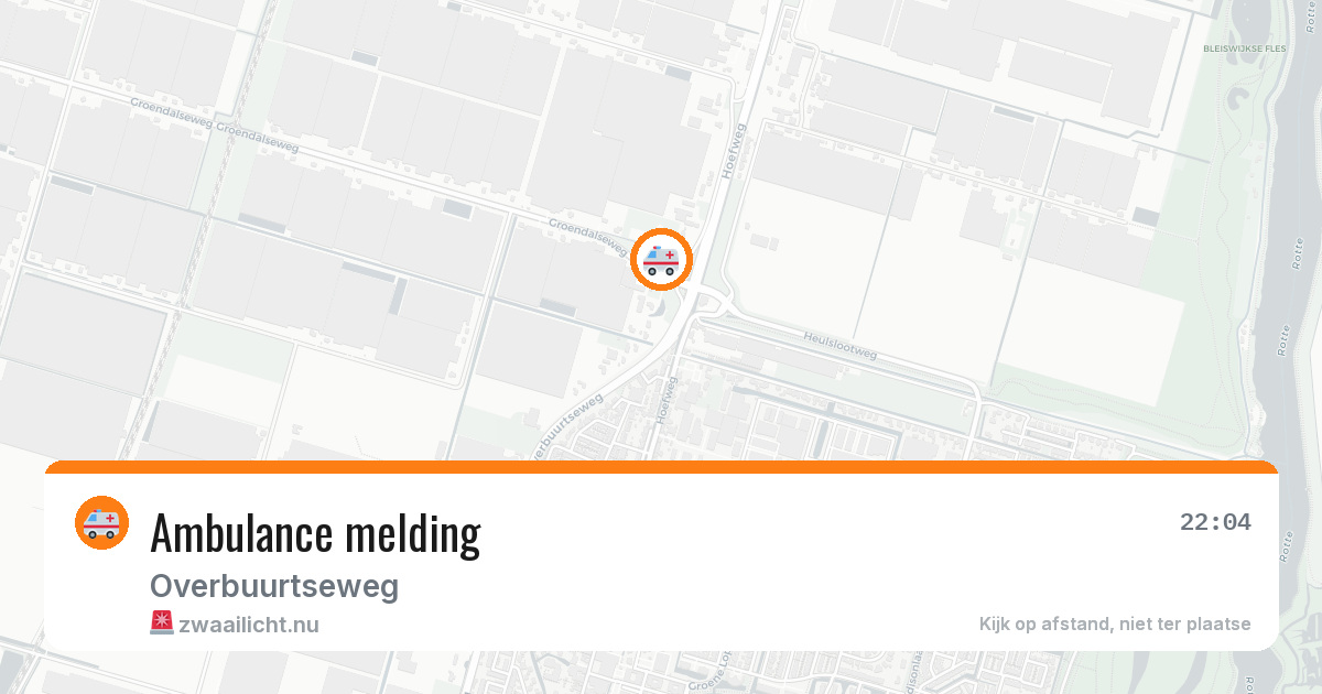 Ambulance melding — 16 jul 2026