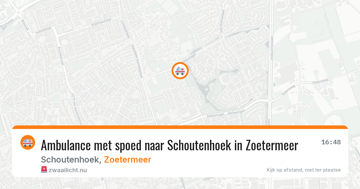 Ambulance met spoed naar Schoutenhoek in Zoetermeer — 27 jan 2026