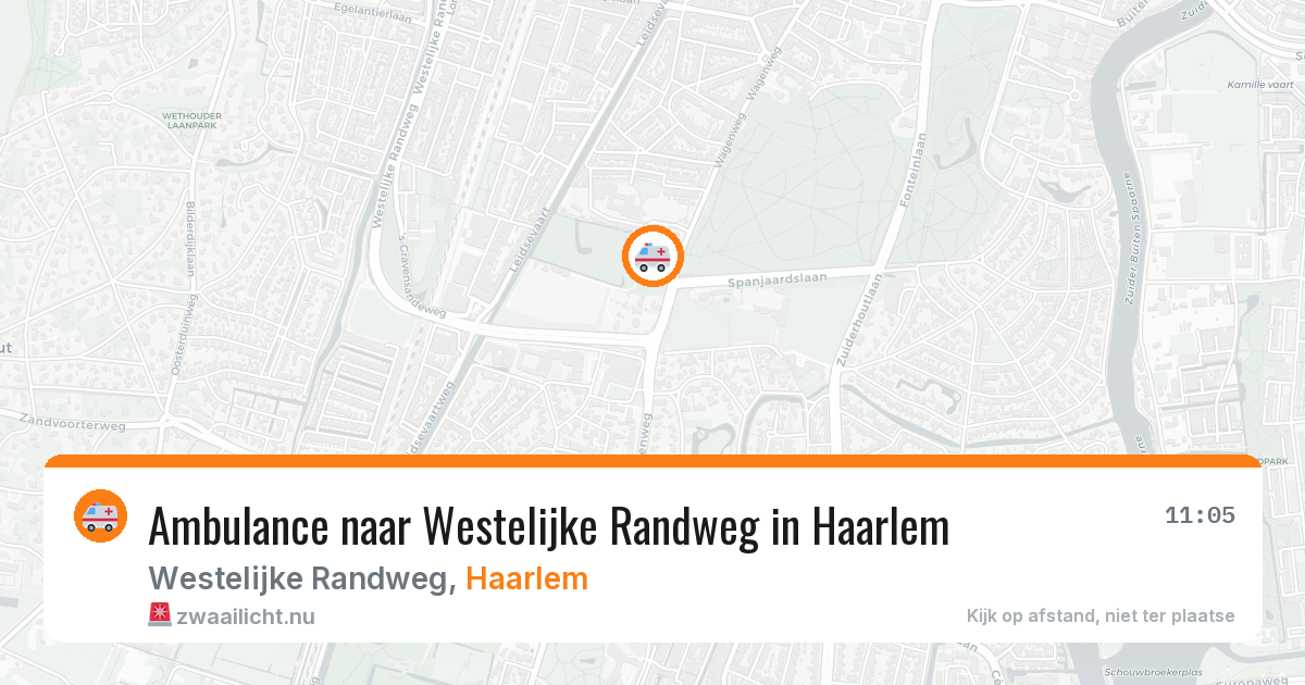 Ambulance naar Westelijke Randweg in Haarlem — 25 jul 2026
