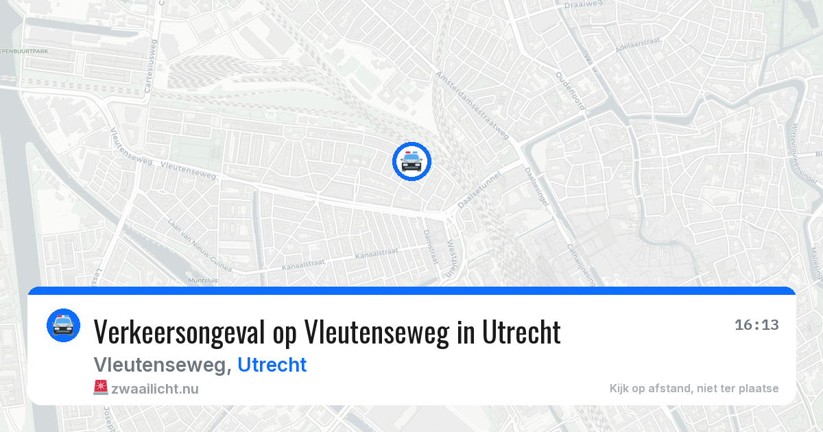 Verkeersongeval op Vleutenseweg in Utrecht — 21 jul 2026