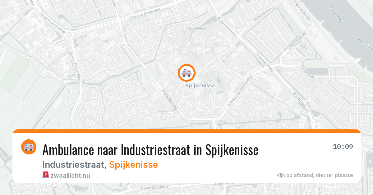 Ambulance naar Industriestraat in Spijkenisse — 1 jun 2026