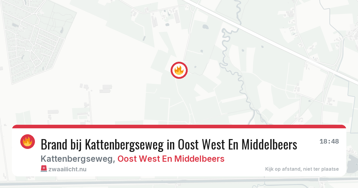 Brand bij Kattenbergseweg in Oost West En Middelbeers — 24 mei 2026