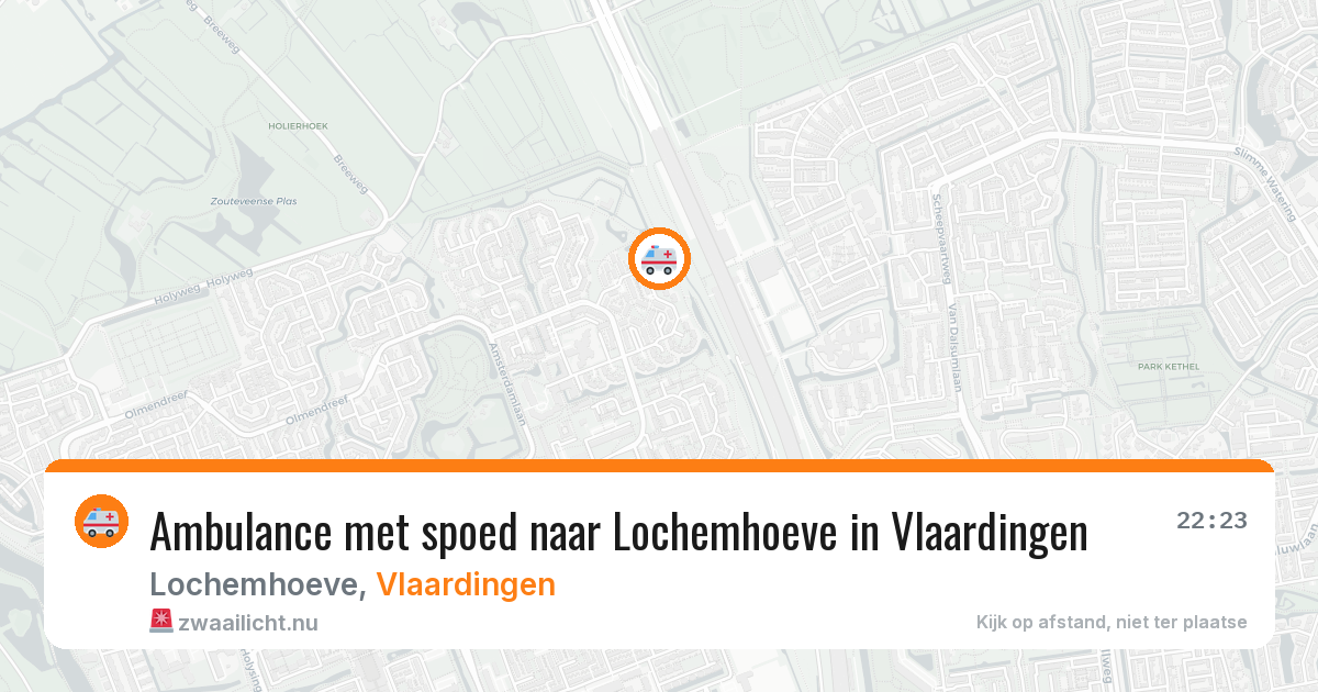 Ambulance met spoed naar Lochemhoeve in Vlaardingen — 4 mei 2026
