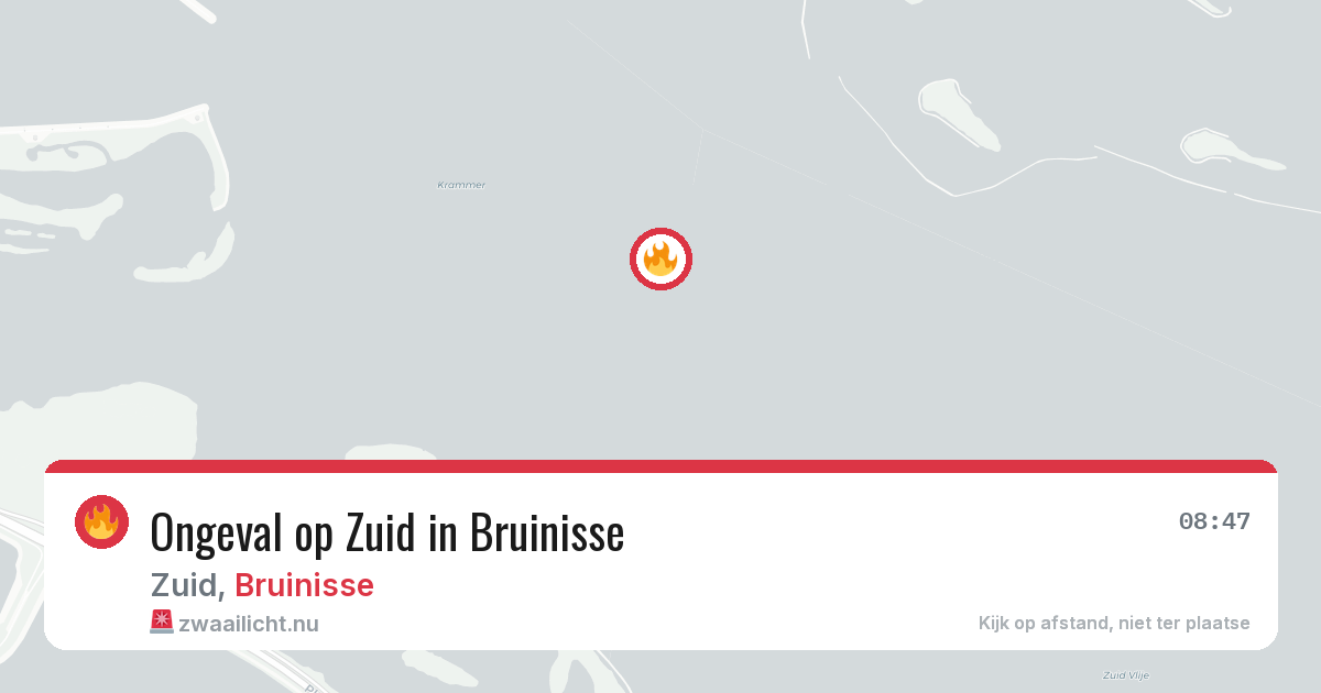 Ongeval op Zuid in Bruinisse — 15 jul 2026