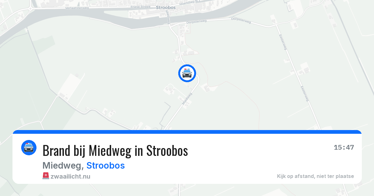 Brand bij Miedweg in Stroobos — 4 jun 2026