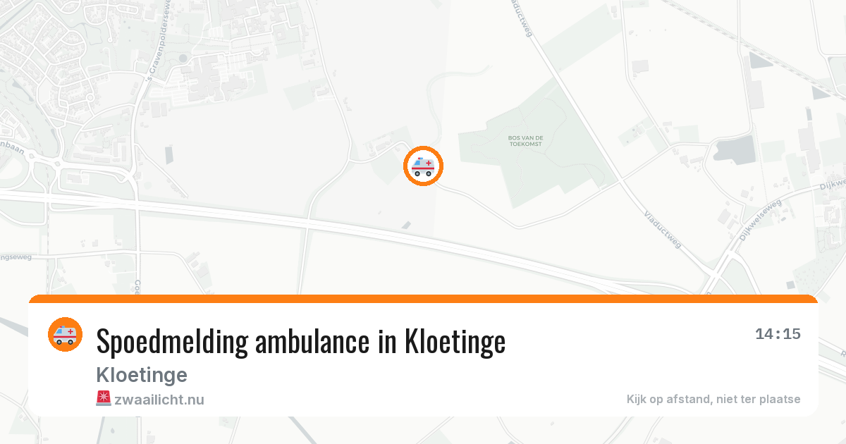 Spoedmelding ambulance in Kloetinge — 2 apr 2026