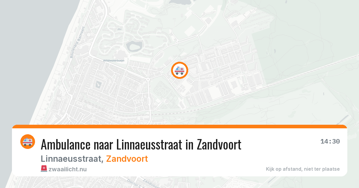 Ambulance naar Linnaeusstraat in Zandvoort — 2 apr 2026