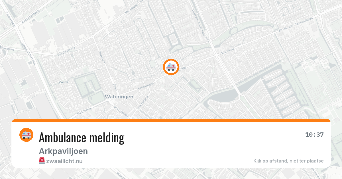 Ambulance melding — 13 mei 2026
