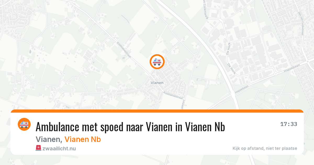 Ambulance met spoed naar Vianen in Vianen Nb — 22 mei 2026