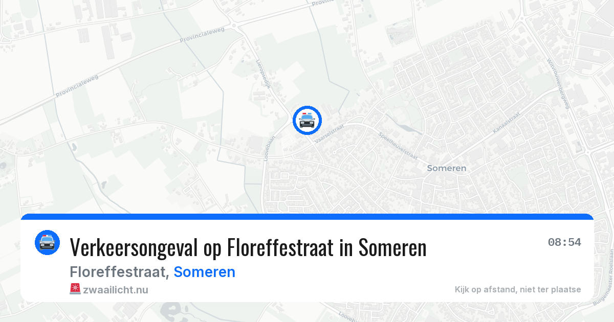 Verkeersongeval op Floreffestraat in Someren — 2 mei 2026