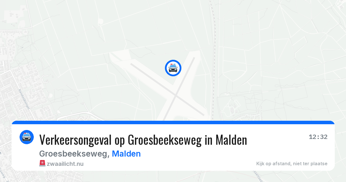Verkeersongeval op Groesbeekseweg in Malden — 10 mei 2026