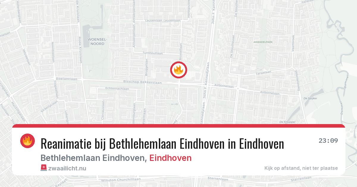 Reanimatie bij Bethlehemlaan Eindhoven in Eindhoven — 12 mei 2026