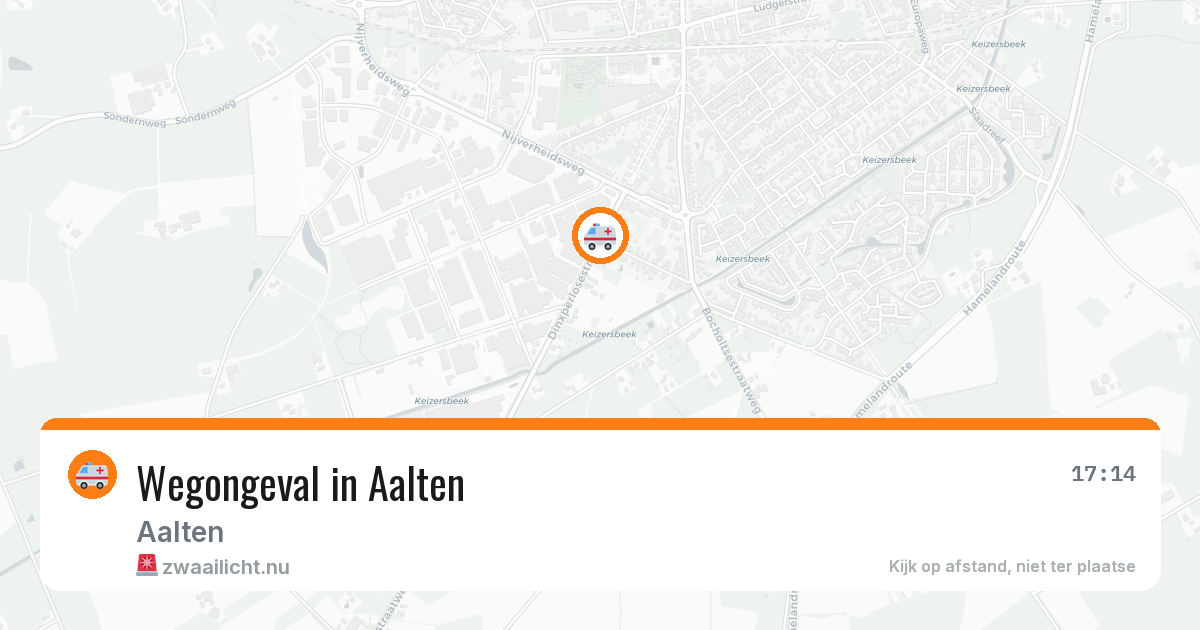 Wegongeval in Aalten — 9 jul 2026