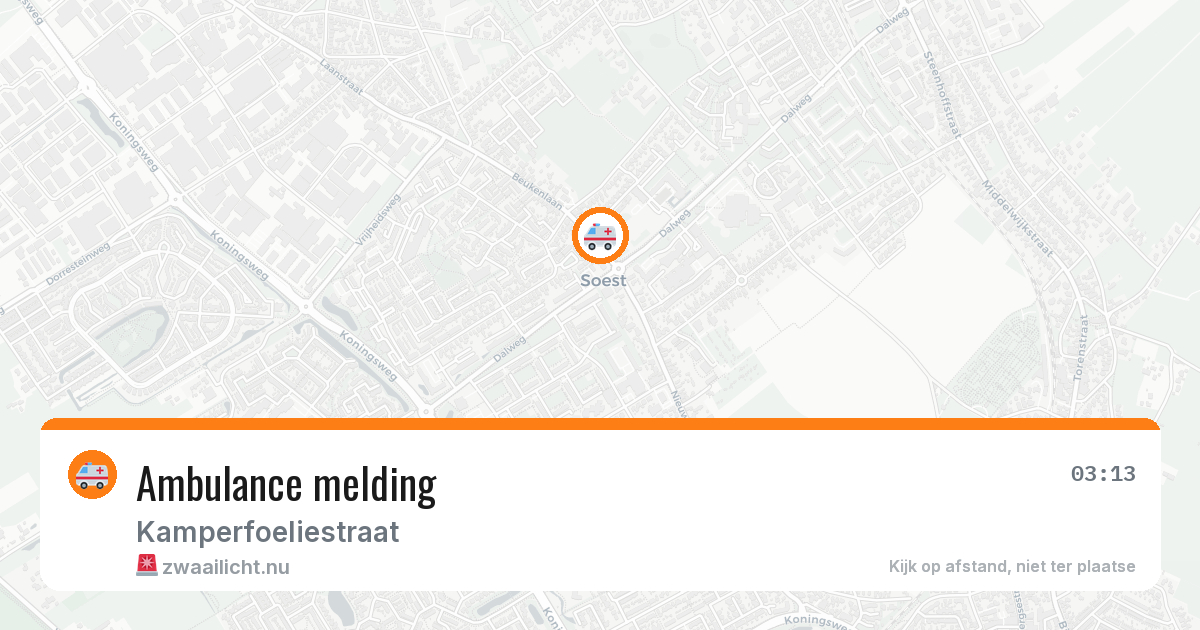 Ambulance melding — 24 jul 2026