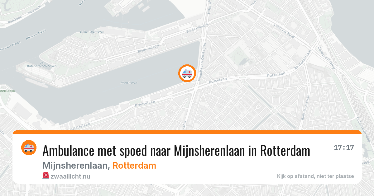 Ambulance met spoed naar Mijnsherenlaan in Rotterdam — 26 jul 2026