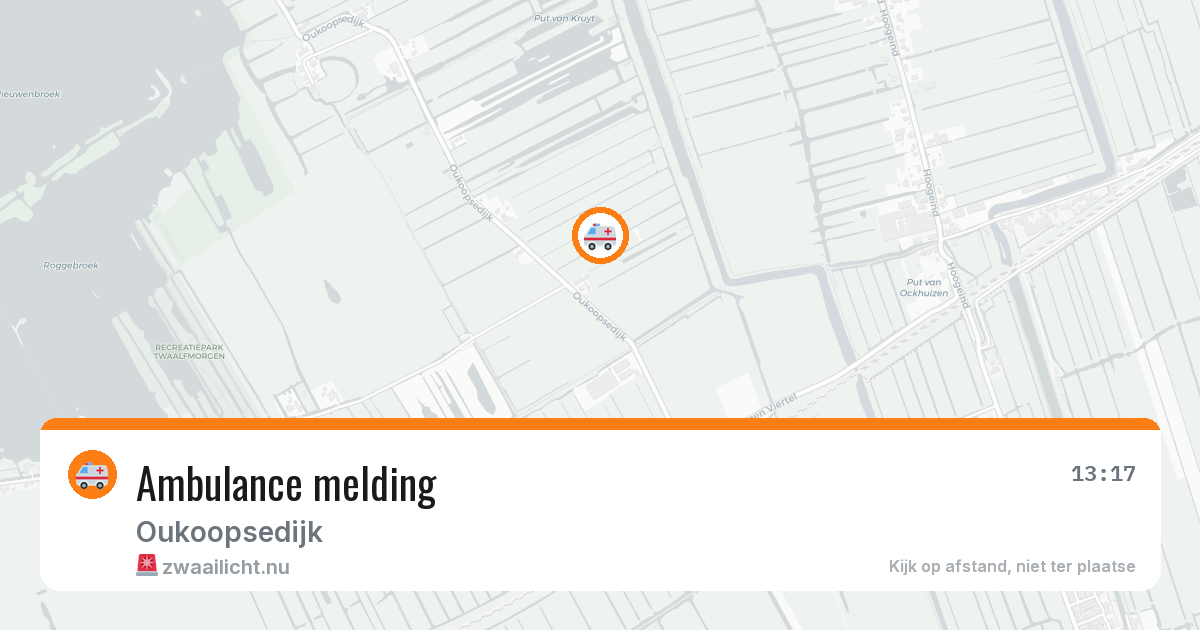 Ambulance melding — 16 jul 2026