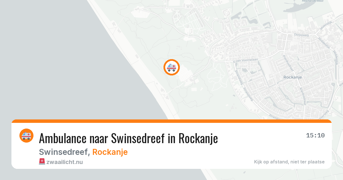 Ambulance naar Swinsedreef in Rockanje — 6 jun 2026