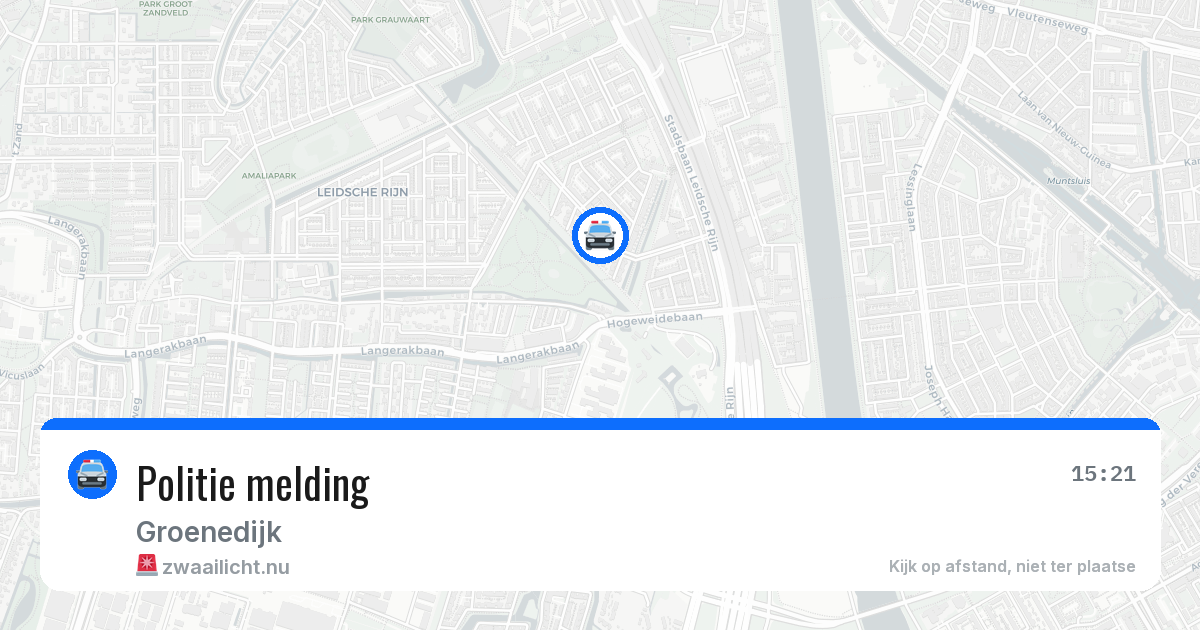 Politie melding — 24 jul 2026