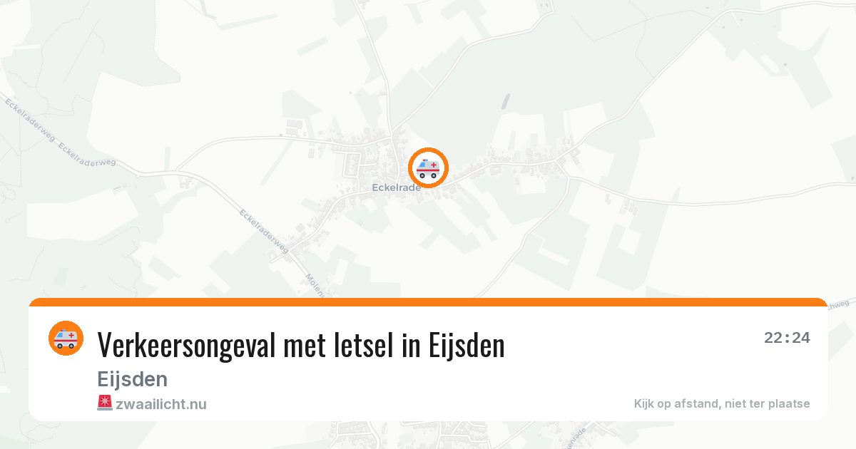 Verkeersongeval met letsel in Eijsden — 27 feb 2026