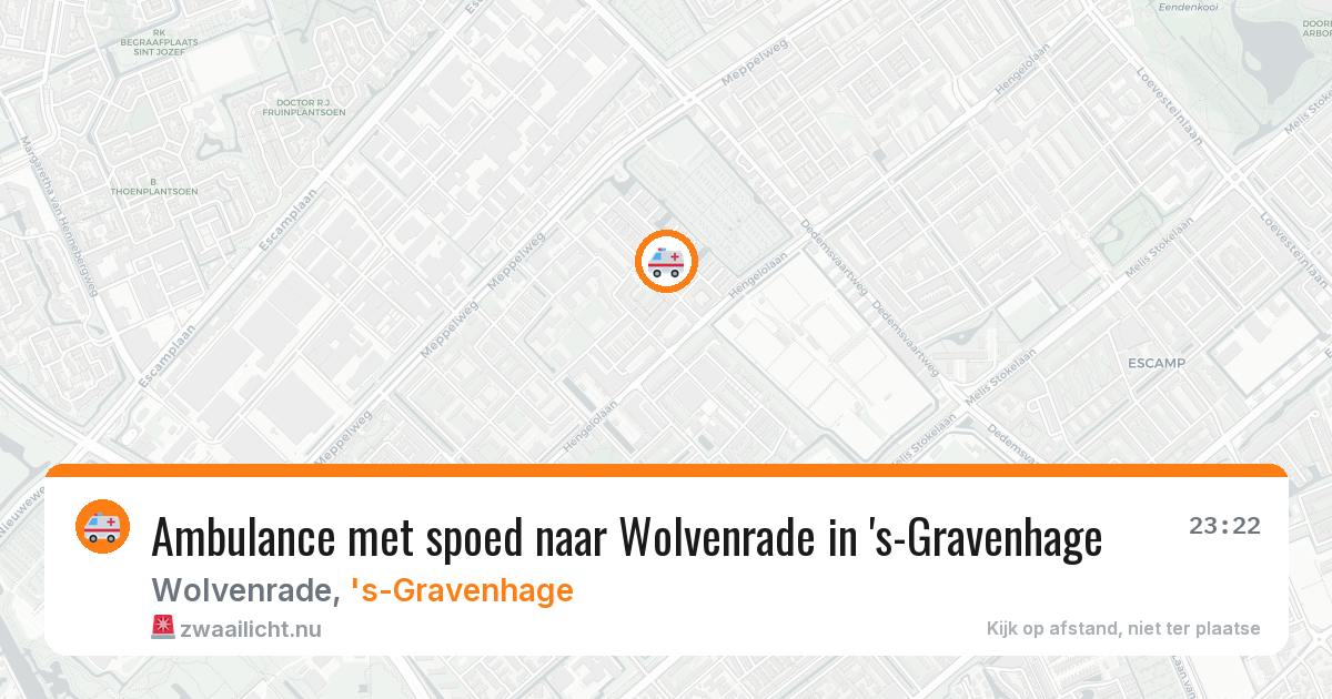 Ambulance met spoed naar Wolvenrade in 's-Gravenhage — 17 feb 2026