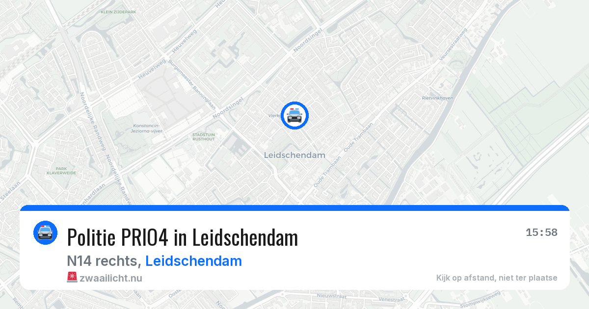Politie PRIO4 in Leidschendam — 19 jul 2026 | 🚨 Zwaailicht.nu