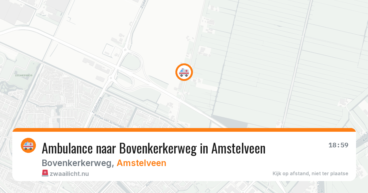 Ambulance naar Bovenkerkerweg in Amstelveen — 23 mei 2026
